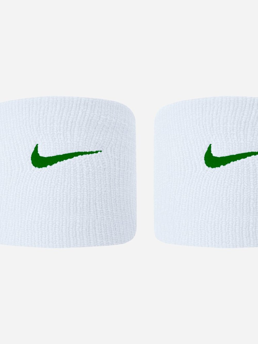 Nike Tennis Premier Wristbands WHITE & GREEN 2PK NWT DB9327 151